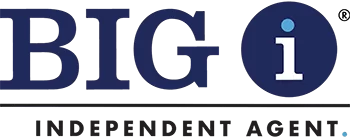 ogo for the Independent Insurance Agents & Brokers of America, featuring the word "BIG" and a lowercase "i" in a blue circle.