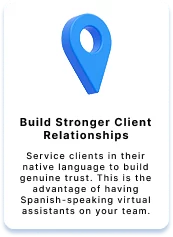 Graphic promoting bilingual services with the title "Expand Your Market Reach" and text detailing dedicated Spanish-speaking support for insurance agents to confidently serve the Hispanic community.